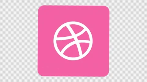 Dribble Icon Stock Footage 205063901