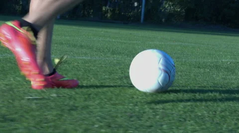 Dribble a soccer ball Stock Footage 68177797
