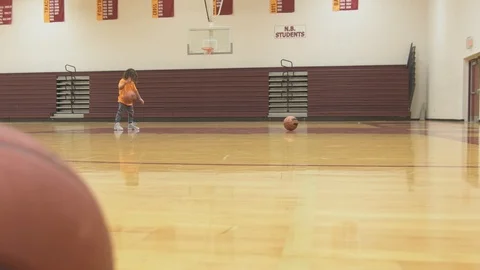 Dribble then shoot Stock Footage 86761225