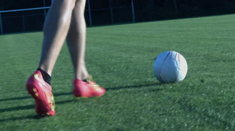 Dribbling the ball Stock Footage 68177767