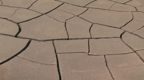 Dried and cracked soil. Stock Footage 35993983