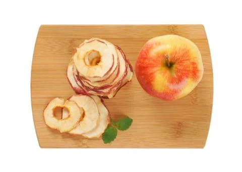 Dried apple slices Stock Photos