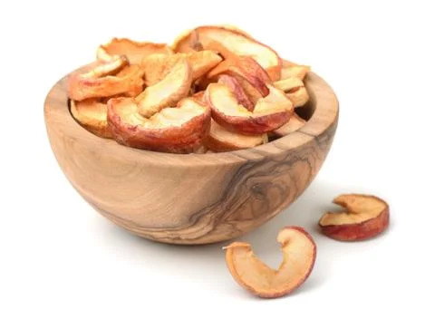 Dried apple slices Stock Photos