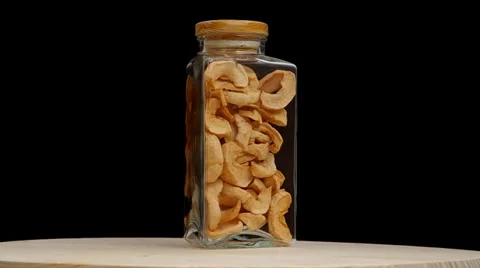 Dried apples Stock Footage 34469083