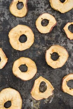 Dried apples Foto stock