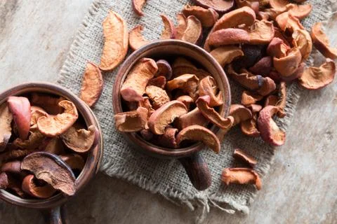 Dried apples Stock Photos