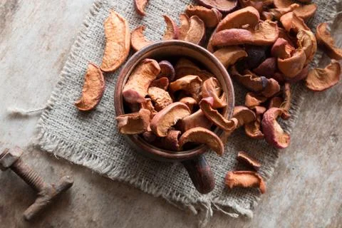 Dried apples Stock Photos