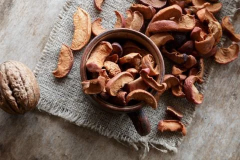 Dried apples Stock Photos