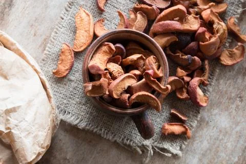 Dried apples Stock Photos