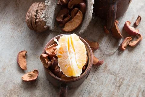 Dried apples Stock Photos