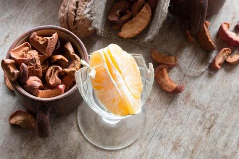 Dried apples Stock Photos