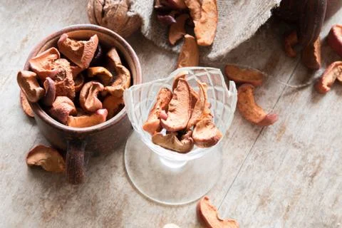 Dried apples Stock Photos