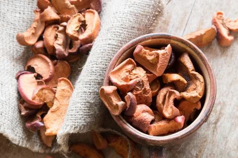 Dried apples Stock Photos