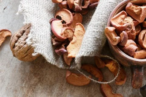 Dried apples Stock Photos