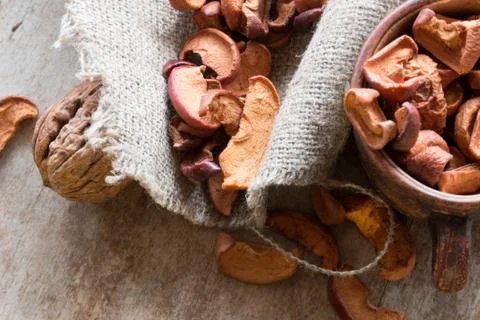 Dried apples Stock Photos