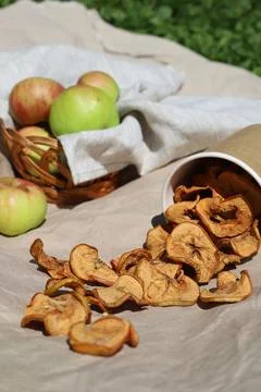 Dried apples Stock Photos