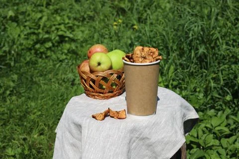 Dried apples Stock Photos