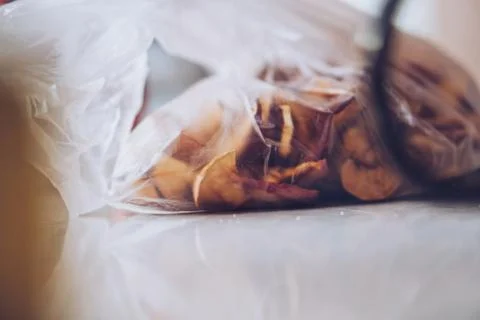 Dried apples on the table Stock Photos
