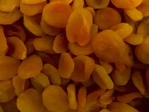 Dried apricot background Stock Photos