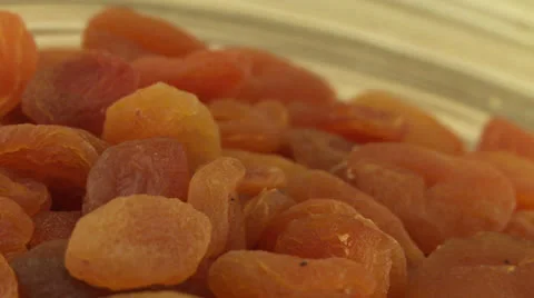 Dried apricots 2 Stock-Footage 23265918