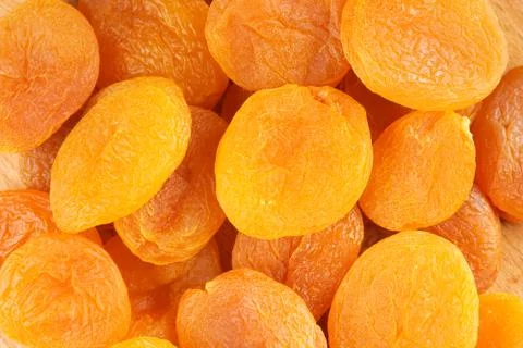Dried apricots background Stock Photos