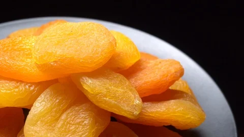 Dried Apricots. Close up. Stock Footage 99559477