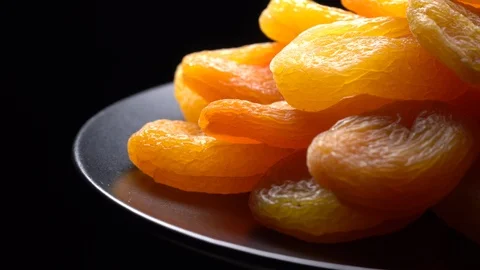 Dried Apricots. Close up. Stock Footage 99559903