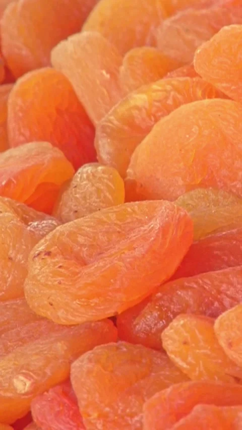 Dried apricots Stock Footage 249248792