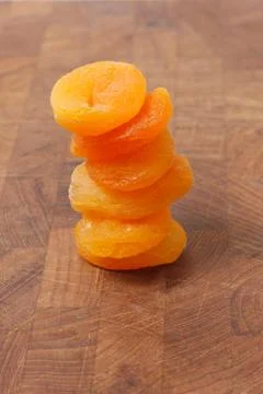 Dried apricots Stock Photos