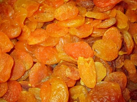 Dried apricots Stock Photos