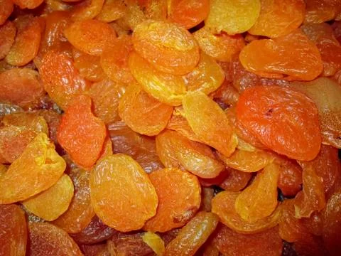 Dried apricots Stock Photos