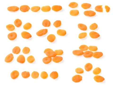 Dried apricots Stock Photos