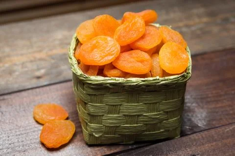 Dried apricots Stock Photos