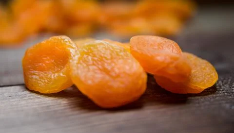Dried apricots Stock Photos