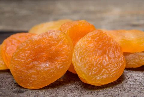 Dried apricots Stock Photos