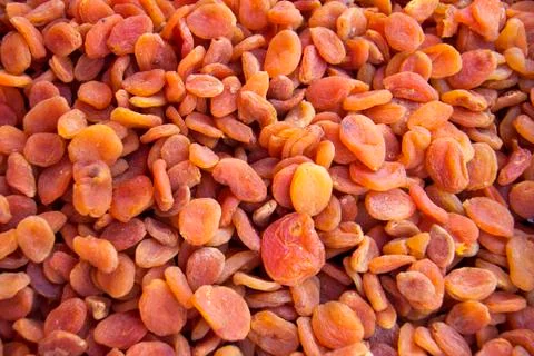 Dried apricots Stock Photos