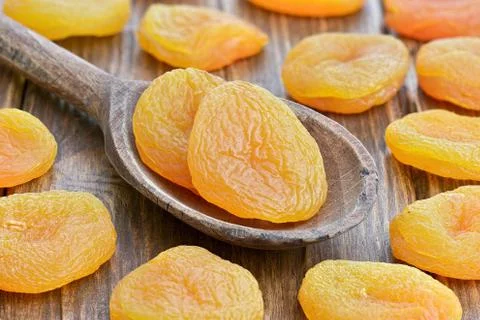 Dried apricots Stock Photos