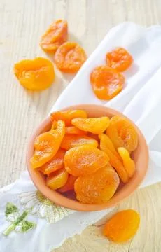 Dried apricots Stock Photos