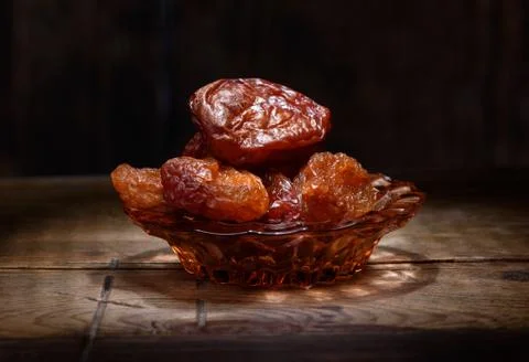 Dried apricots Stock Photos