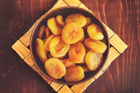 Dried apricots Stock Photos