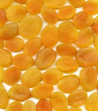 Dried apricots, texture Stock Photos