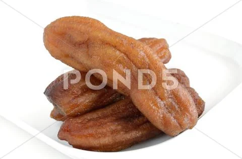 Dried banana Stock Photos