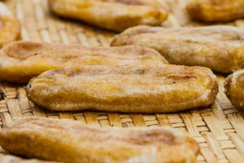 Dried bananas Stock Photos