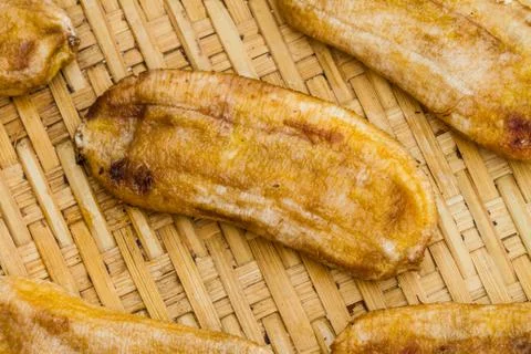 Dried bananas Stock Photos