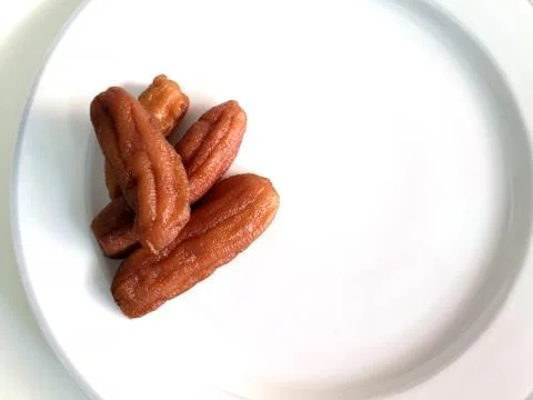 Dried bananas Stock Photos