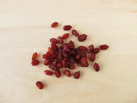 Dried barberries Stock Photos