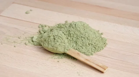 Dried barley powder Stock Footage 34469110