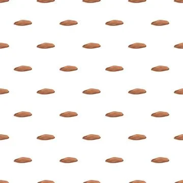 Dried brown dates fruit seamless repeat pattern background イラスト素材