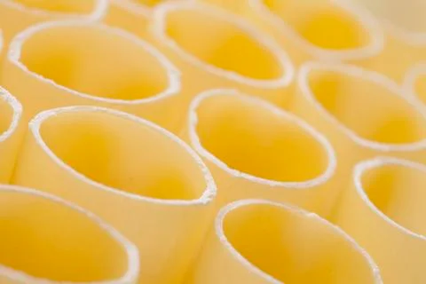 Dried cannelloni background Stock Photos