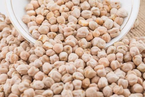 Dried Chick Pea Also Know as Kabuli Chana Stock Photos